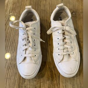All White Converse All Star Chuck Taylor Sneakers